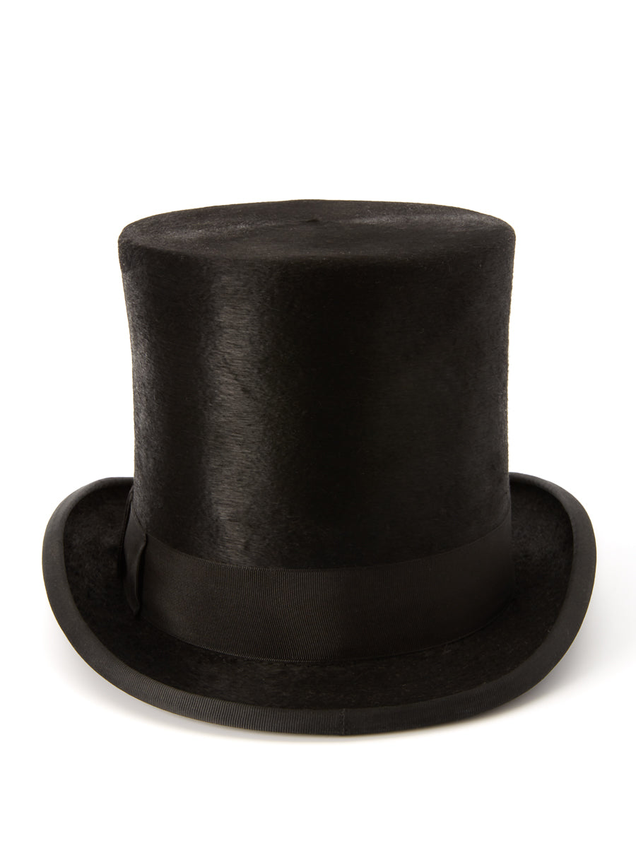 Favourbrook Black Felt Fur Top Hat