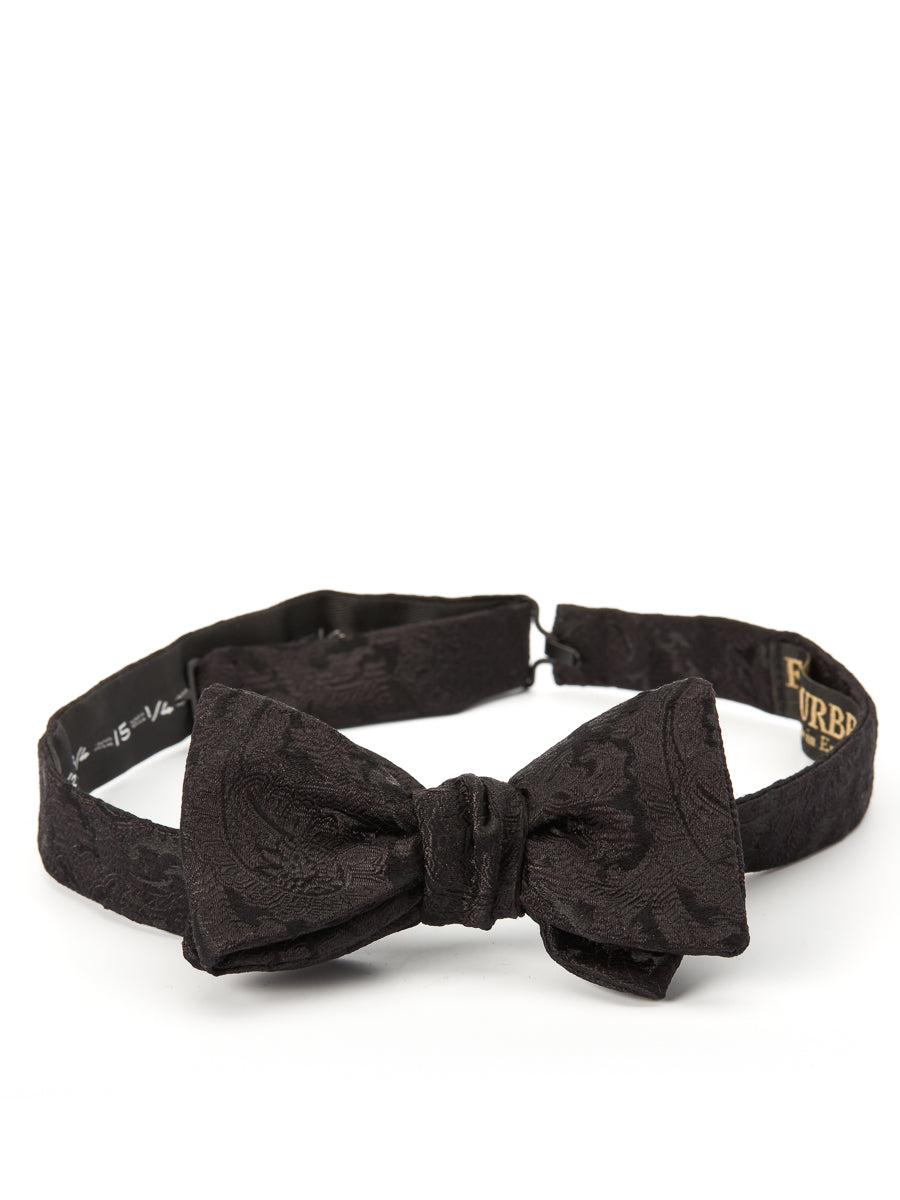 Black Albert Silk Bow Tie