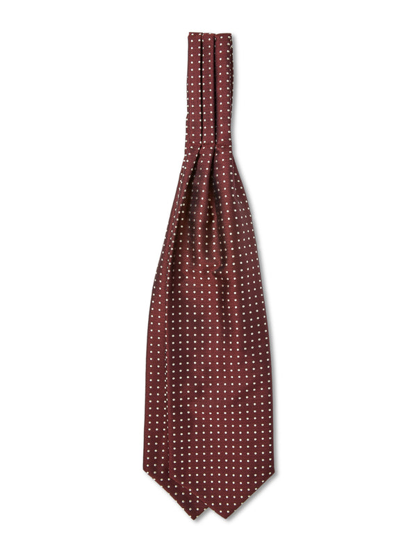 Burgundy Pickwick Silk Cravat