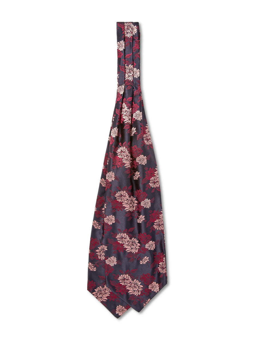Pink Bourgainville Silk Cravat