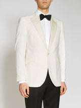 Ivory Theobold Cotton Dinner Jacket