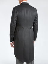 Black Hampton Barathea Wool Morning Coat