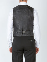 Blackwatch Tartan Wool Single Breasted 6 Button Waistcoat with Ticket Pocket