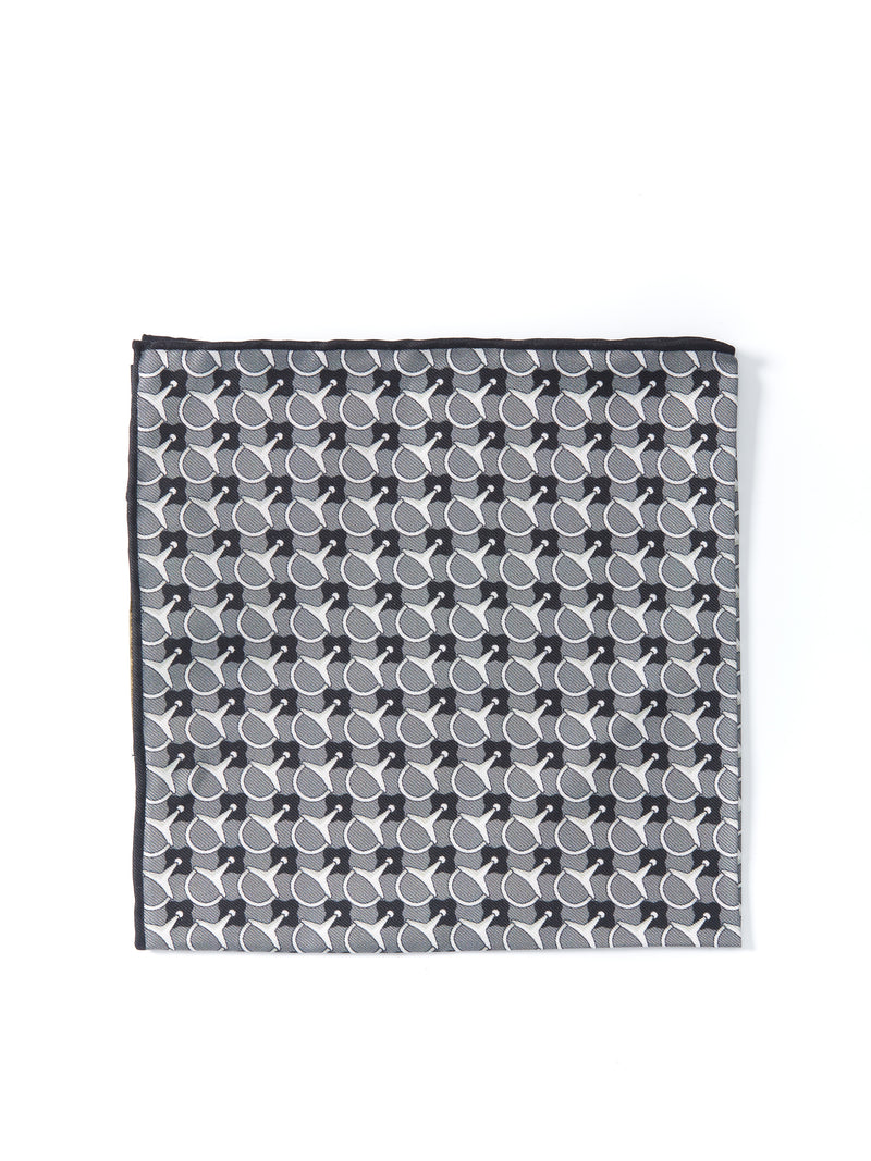 Grey Stirrup Handkerchief