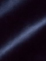 Navy Velvet Cotton Dressing Gown