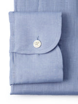Frejus Blue Colne Linen Helford Shirt