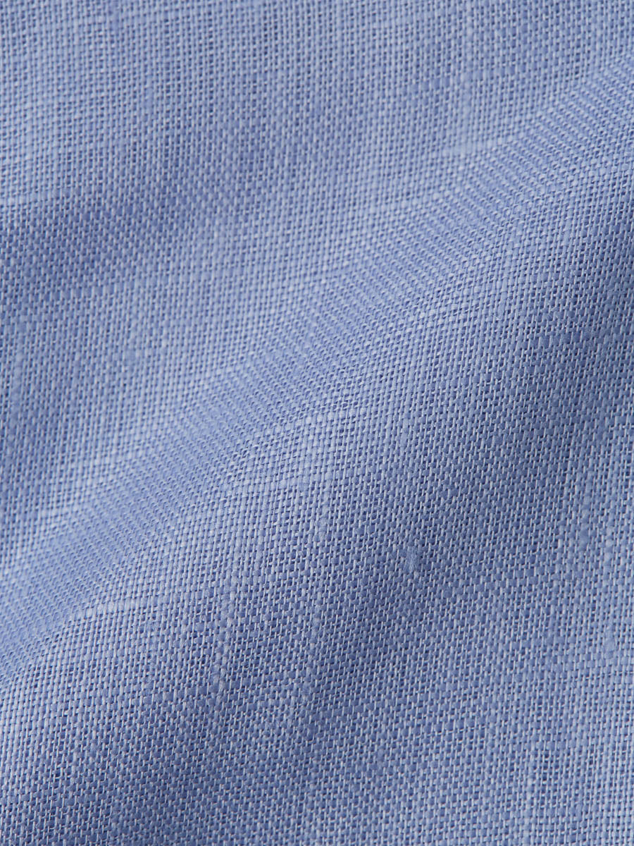 Frejus Blue Colne Linen Helford Shirt