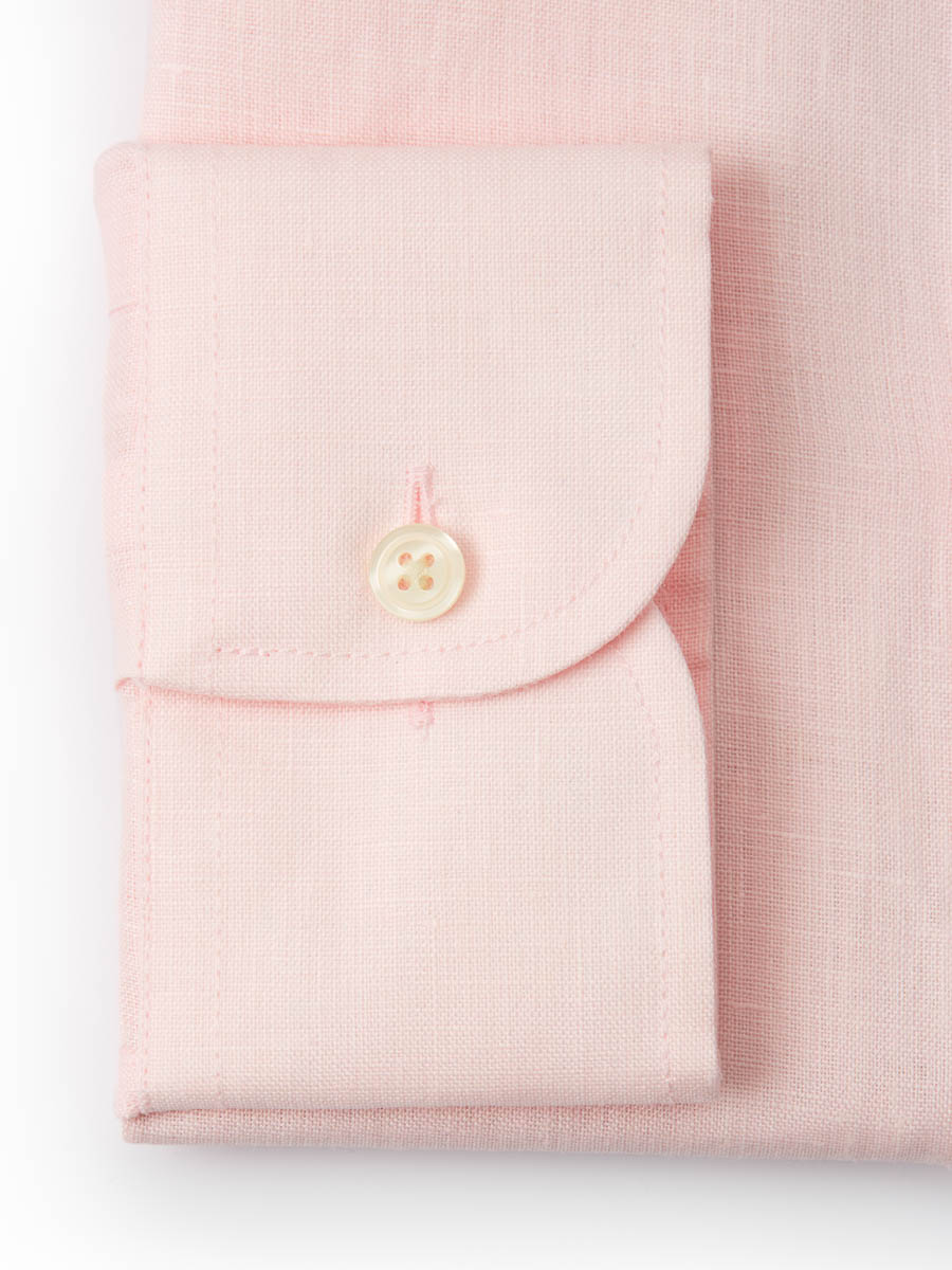Pink Colne Linen Helford Shirt