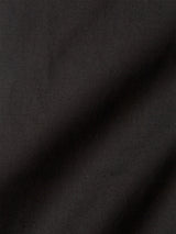 Black Poplin Pleated Pintuck Dress Shirt