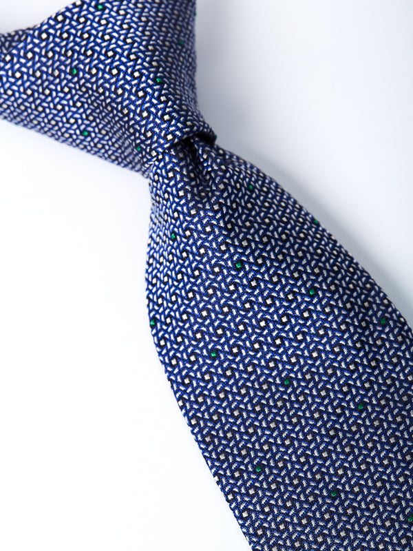 Blue Albers Silk Tie