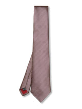 Aubergine Briand Check Silk Tie