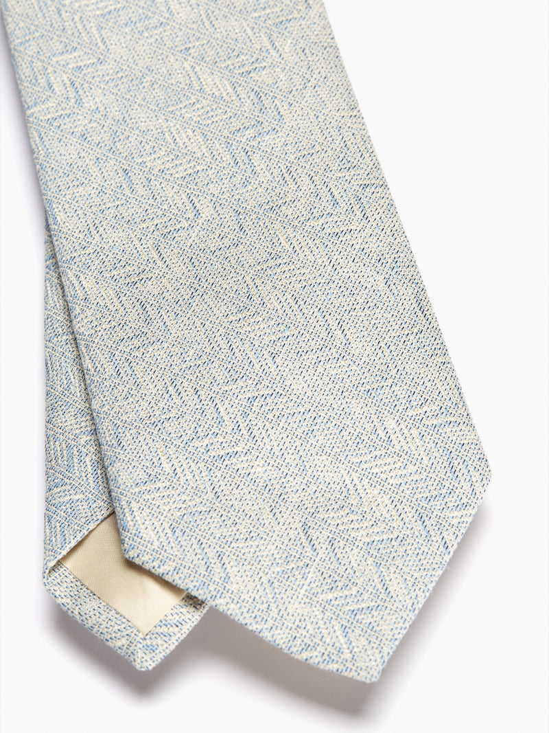 Mint Halton Silk Linen Tie