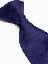 Marine Douppion Silk Tie