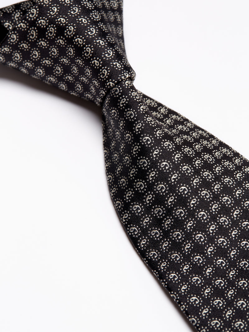 Charcoal Wentworth Silk Tie