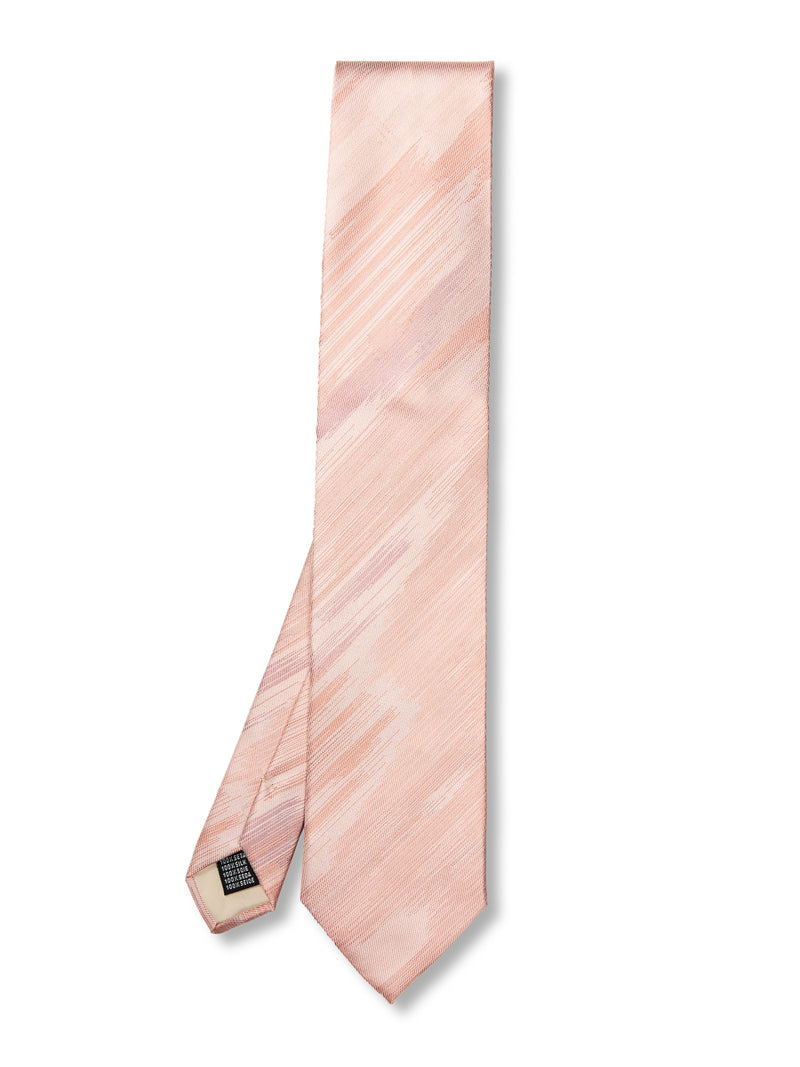 Pink Ikat Silk Tie