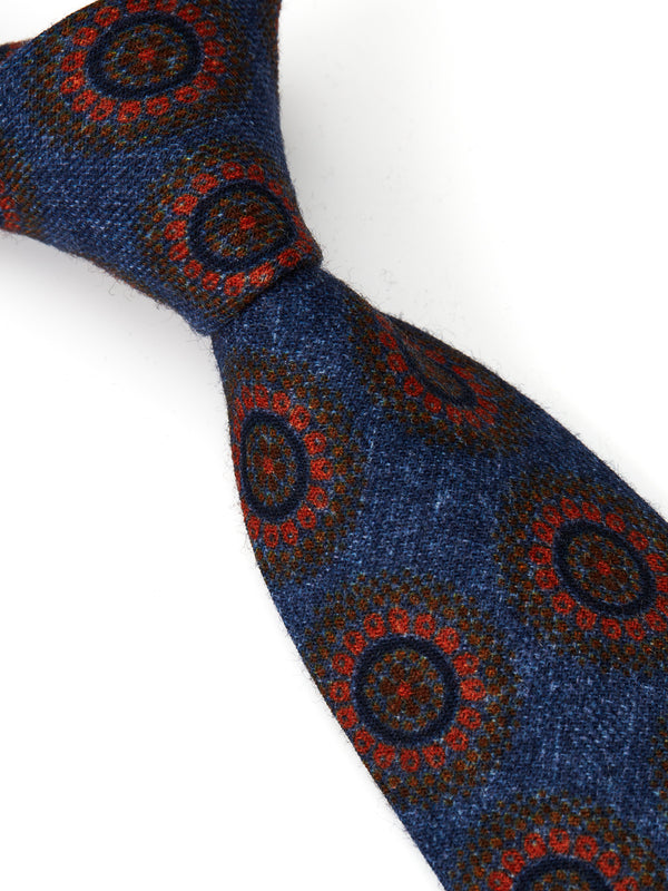 Blue Chaldon Wool Tie