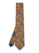 Yellow Halworth Silk Tie