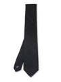Black Douppion Silk Tie