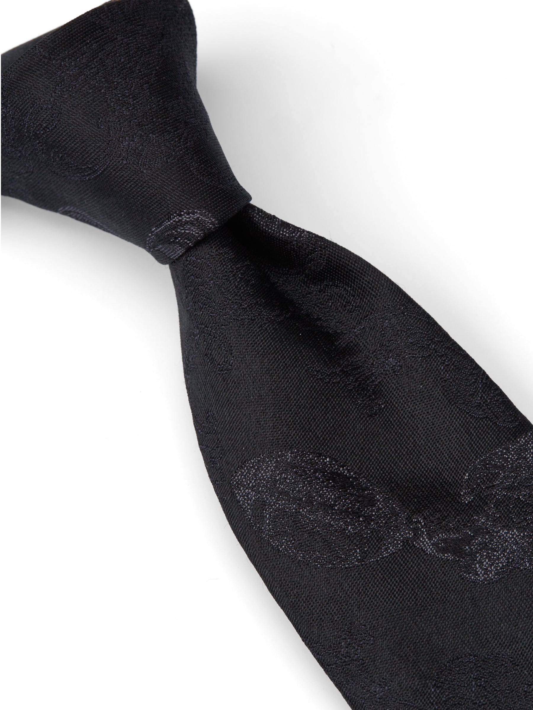 Black St Giles Silk Tie