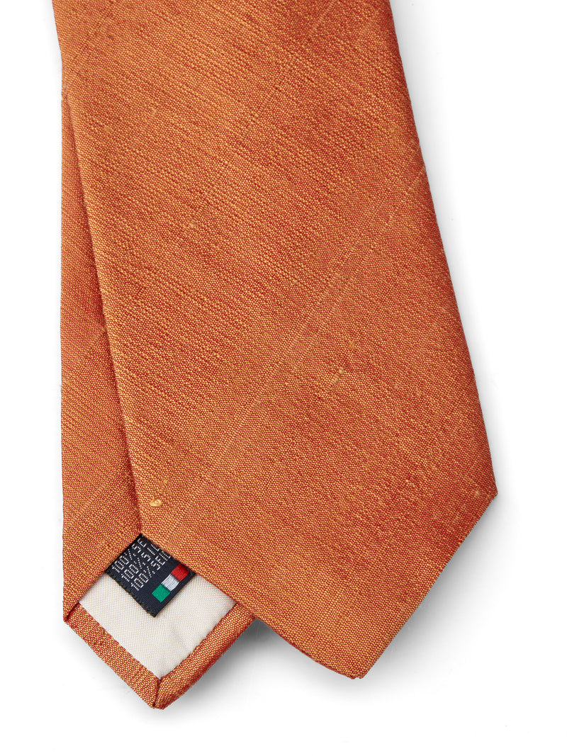 Paprika Douppion Silk Tie