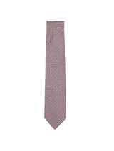 Coral Arles Silk Tie