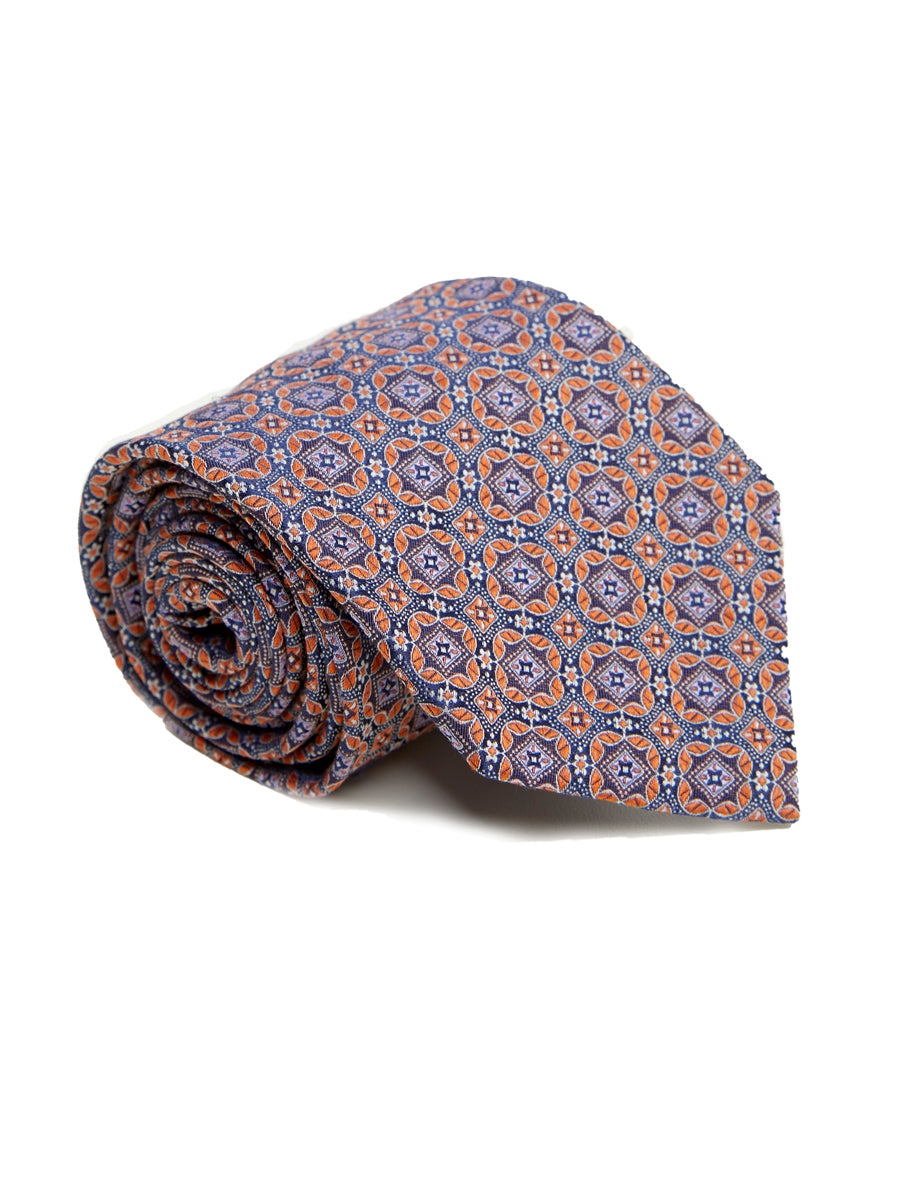 Coral Arles Silk Tie