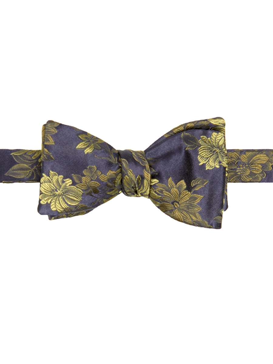 Olive Bourgainville Silk Bow Tie