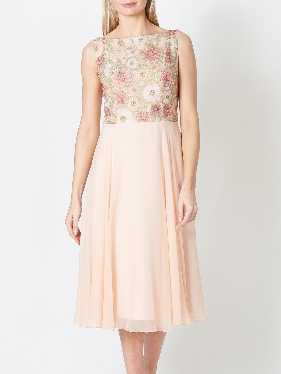 Amelia Dress Ivory Armenia Silk