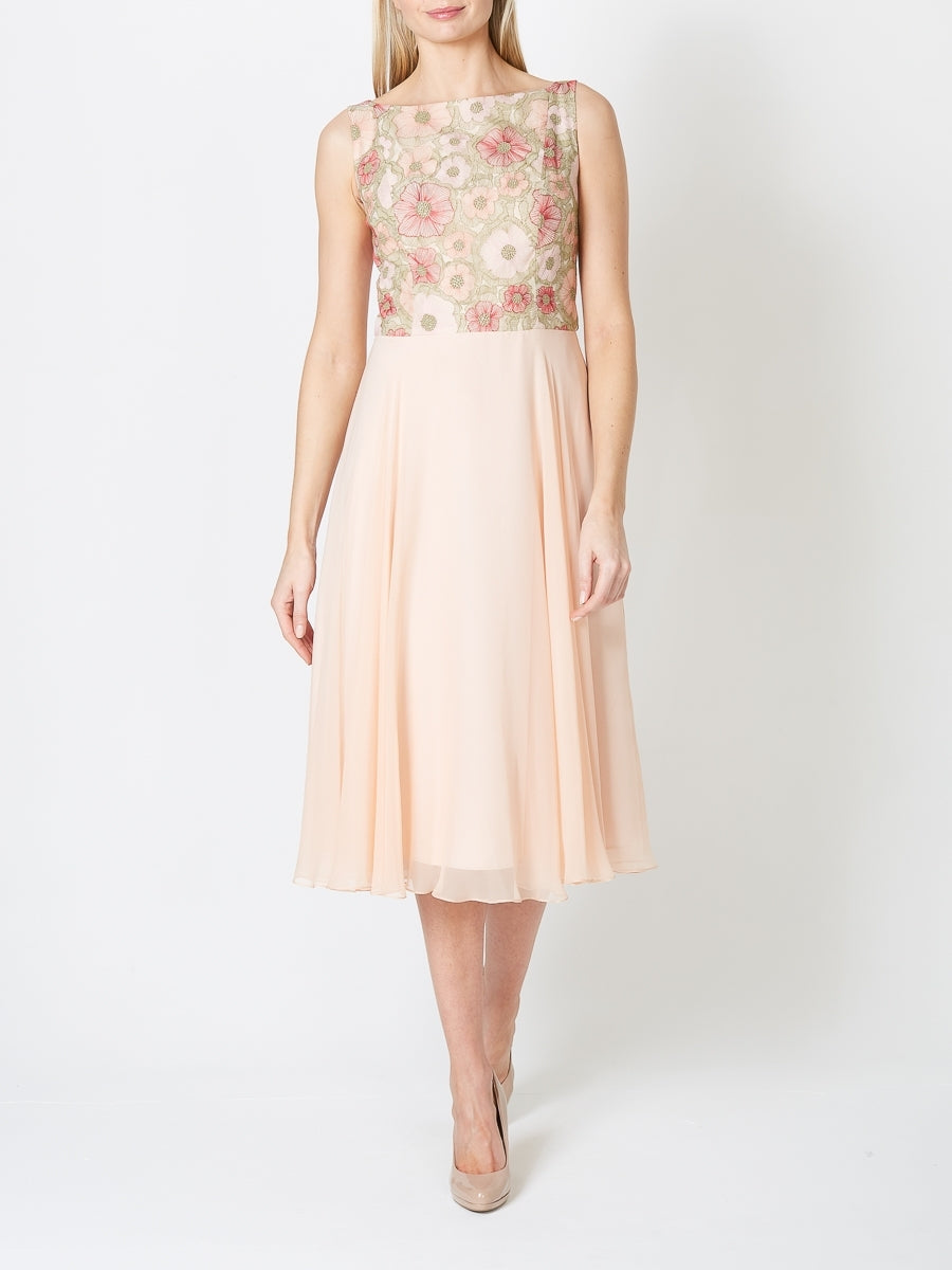 Amelia Dress Ivory Armenia Silk