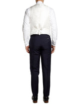 Ecru Botanics Silk Single Breasted 6 Button Waistcoat