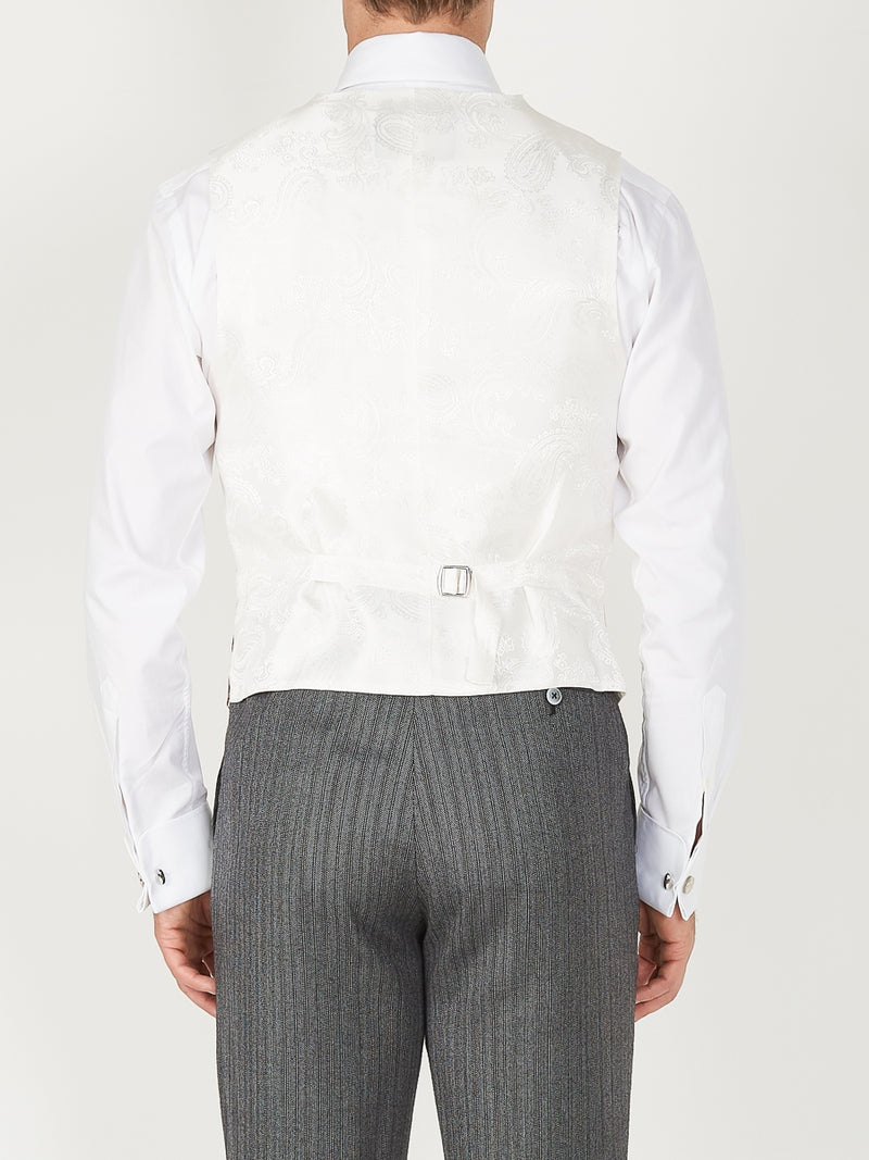 Rose Davenport Silk Single Breasted 6 Button Waistcoat