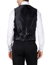 Racing Green Velvet Cotton Single Breasted 6 Button Piped Waistcoat