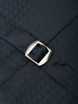 Cardamon Velvet Cotton Single Breasted 4 Button Piped Waistcoat
