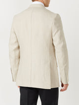 Stone Evering Linen Double Breasted Jacket