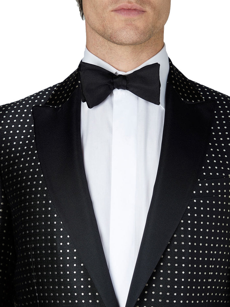 Black Pickwick Silk Dinner Jacket