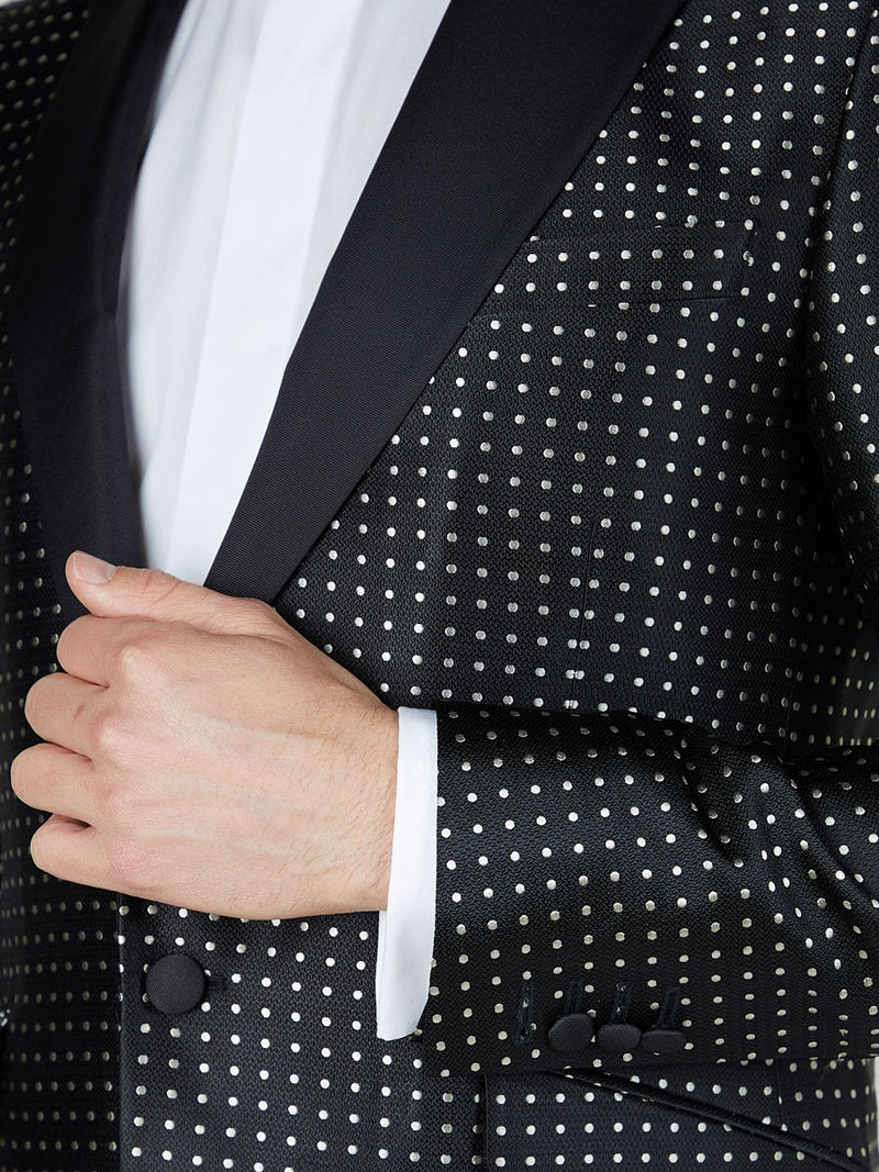 Black Pickwick Silk Dinner Jacket