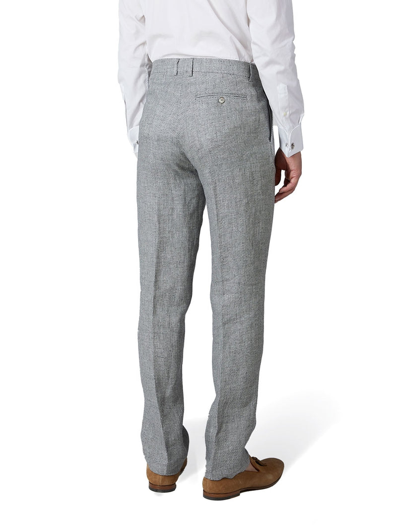 Charcoal Culcross Linen Windsor Trouser