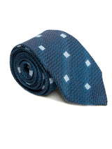 Teal Ludwell Silk/ Linen Tie