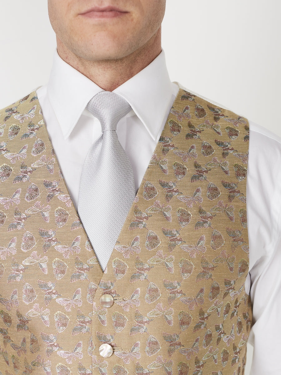 Champagne waistcoat on sale