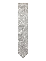 Silver Albert Silk Tie