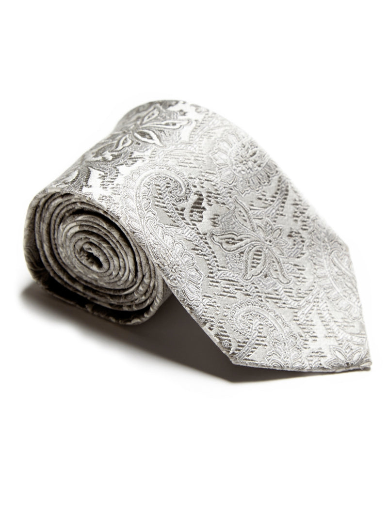 Silver Albert Silk Tie