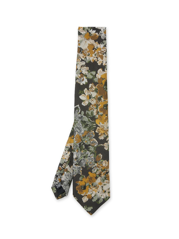 Olive Chatsworth Silk Tie